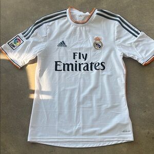 Adidas White and Gray Men's Shirt